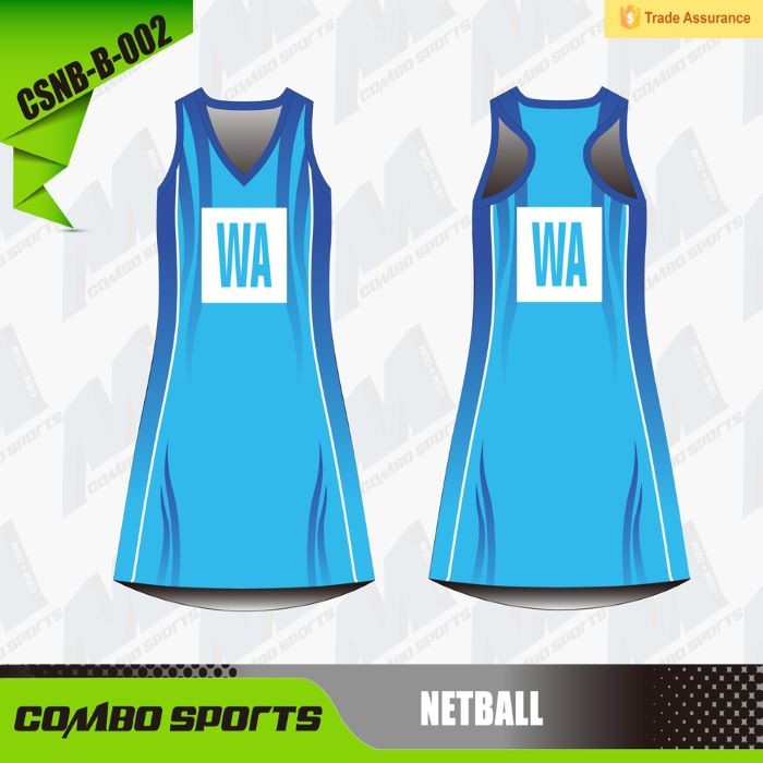  Sublimation Print Custom Netball Uniforms Manufactures