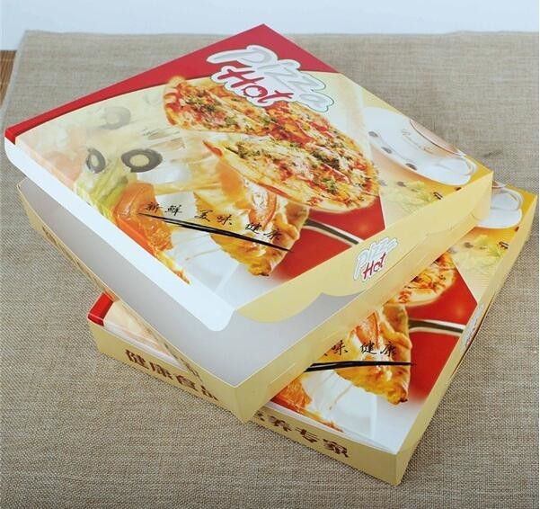  corrugated carton paper packaging pizza box,cheap wholesale custom logo printed pizza box,Environmental customized 16 in Manufactures