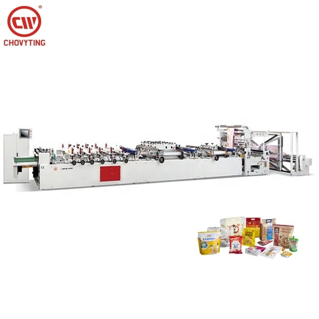  Laminating Three Side Seal Pouch Making Machine 120pcs/Min Manufactures