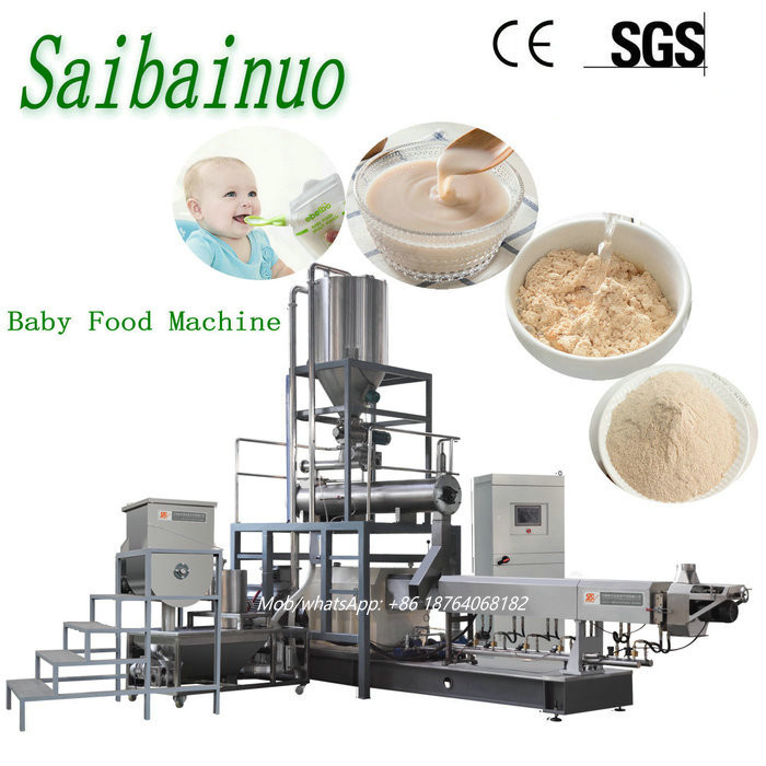  China Puffed Breakfast Cereal Powder Baby Food Making Machine Price Manufactures