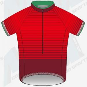  140gsm XS Cycling Bike Jersey 3/4 Front Zip Short Sleeves Clothes Manufactures