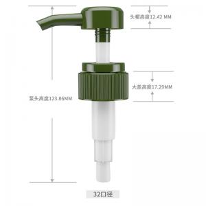  Customized Inclined Cap Empty Bottle Pump 32 Caliber PET / PP Manufactures