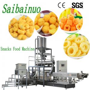  Corn Puff Snacks Food Production Machine Core Filling Snacks Machine Manufactures