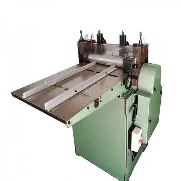 NB-420 Cardboard Spine Cutting Machine , Central Stripes Cutting Machine For Books