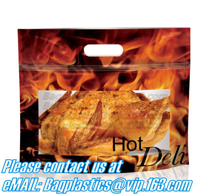  Hot chicken bags, Polypropylene Pouches, rotisserie chicken bags, Stand up Pouches Manufactures