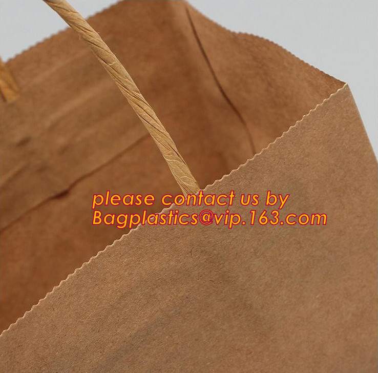  Promotional paper bag in fancy paper and foil logo, Fashion gift paper bag with ribbon handle, Special handle design pap Manufactures