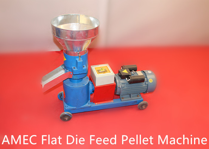 China Small Home Use 100-1000kg/h Flat Die Chicken Animal Feed Pellet Mill on sale