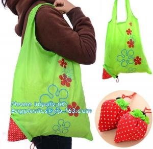  Custom Recyclable Foldable Polyester Shopping Bag with any pattern,Various Fabric and Pattern reusable polyester shoppin Manufactures