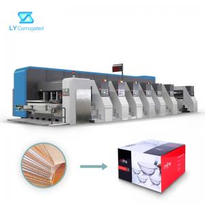  6 Colour Flexo Printing Machine , 1100×2750 Carton Printing Slotting Machine Manufactures