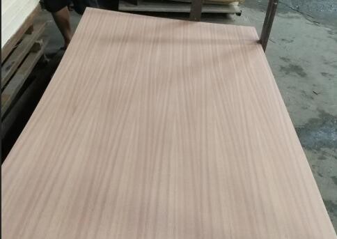 Eco Friendly Fancy Plywood 1220x2440mm Size P/S Natural Sapele Face / Back