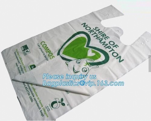  cornstarch biodegradable bag, dog waste bag, compostable bag for home and community, Kitchen Custom Printed Plastic Comp Manufactures