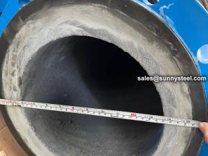  Anti-Wear Cast Stone Lined Steel Pipe Manufactures
