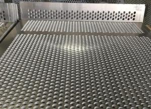  Stainless Steel 2mm Hole 2mm Space Silver For Decoration Perforated Metal Sheet Manufactures