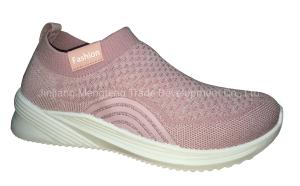  New Style Women′s Fashion Shoes Flyknit Shoes Suede Leather Sneaker Sport Shoes Walking Jogging Running Shoes Casual Shoes Injection Shoes Manufactures