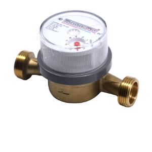  DN15 High precision brass single flow water meter Manufactures