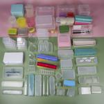 Rolling Make Up Sponge Packaging Cosmetic Earrings Stud Magnetic Eyelashes Clear