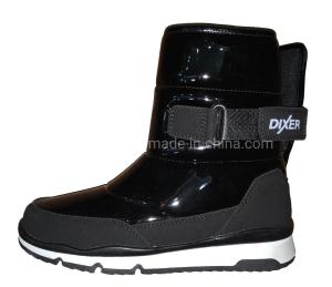  Warm Fur Velcro Pu Winter Snow Boots Non Slip Manufactures
