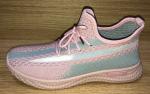 Women′ S Walking Sock Sneakers Lightweight Flyknit Sneakers Laces Shoes
