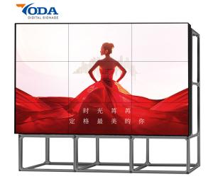  Floor Standing PLA 55inch Narrow Bezel LCD Advetising Wall 200W Manufactures