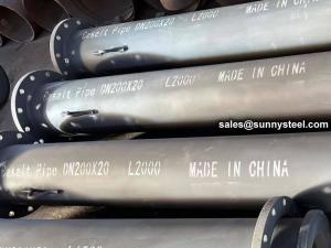  Wear Resistant Cast Basalt Stone Lined Steel Pipe Manufactures