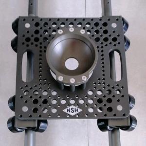  2 Meter Aluminum Alloy Camera Dolly Slider Track 16 Wheels For Film And Tv Manufactures