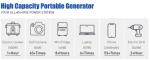 500w 1500wportable ac power bank battery charger for outdoor use