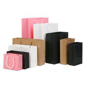  Paper Bag Tote Bag Printing Custom Logo Hand Carry Packaging Gift Bag Gift Bag Clothing Store Promotional Paper Bag Manufactures