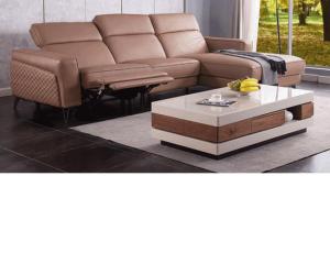  Italian Leather Sofa Space Capsule Electric Function Living Room Modern Minimalist Combination Sofa Manufactures