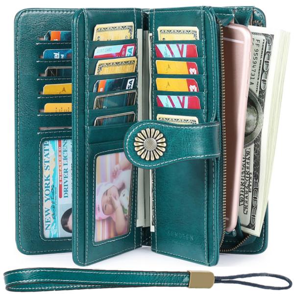 Rfid Anti-magnetic Wallet Women's Korean Version Women's Wallet Leather Wallet
