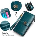 Rfid Anti-magnetic Wallet Women's Korean Version Women's Wallet Leather Wallet