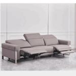 New Leather Art Functional Sofa Metal Frame Modern Minimalist Usb Leather