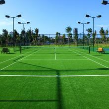  Club Tennis Court Lawn , Outdoor Fake Grass Tennis Courts Manufactures