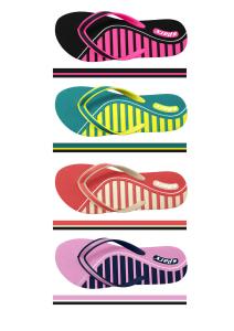  Women′s Thong Slip-on Sandals Flat Flip Flops Non-Slip Fashion Slippers Manufactures