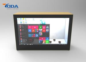  Aluminium Housing Transparent LCD Showcase Wall Mounted / Desktop Type Manufactures