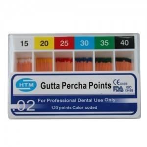 Dental Disposable Gutta Percha Points 0.02 Taper Manufactures