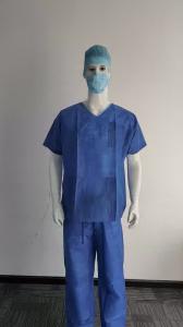  25gsm Non Woven Patient Gown Without Long Sleeves Hospital Patient Gowns For Sale Manufactures