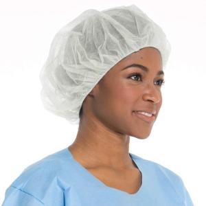  PP Non Woven Hospital Bouffant Cap Spa Hospital Surgical Hats Headwear Manufactures