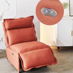  New Single Seat Armrestless Fabric Sofa Modern Minimalist Technology Cloth Function Sofa Electric Chair Manufactures