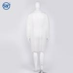 3 Layers Nonwoven Disposable Lab Coats PP White Lab Coat Mens Kids Adults