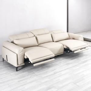  Living Room Leather Small Apartment Straight Row Leisure Sofa Designer Creative Modern Minimalist Combination Sofa Manufactures