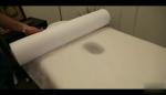 Waterproof Disposable Non Woven Bed Sheet Roll White Spa Massage Bed Covers