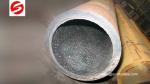 Low carbon steel pipe with ceramic