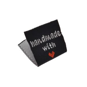  Custom Garment Heat Cut Clothing Woven Label For Clothes Neck In Satin Manufactures