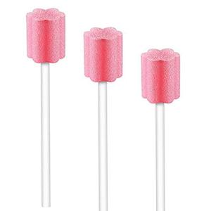  OEM Dental Consumables Pink Disposable Teeth Cleaning Swabs Manufactures