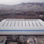 Prefab Steel Space Frame Price Arch Coal Storage Shed Building