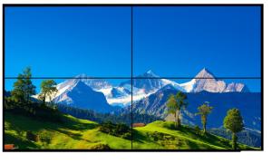  Indoor SCCP 46in Outdoor LCD Video Wall 1.8mm Bezel Manufactures