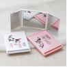 Buy cheap Handheld Glowing Makeup Mirror Mini Beauty Foldable Mirror Plastic Triple-Side from wholesalers