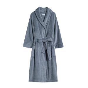  Coral Fleece Custom Womens Clothing , Customized Super Soft Ladies Winter Bathrobes Manufactures
