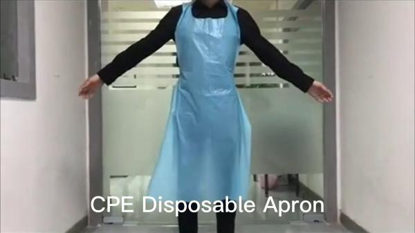 Restaurants Cooking Painting Disposable Protective Apron Biodegradable