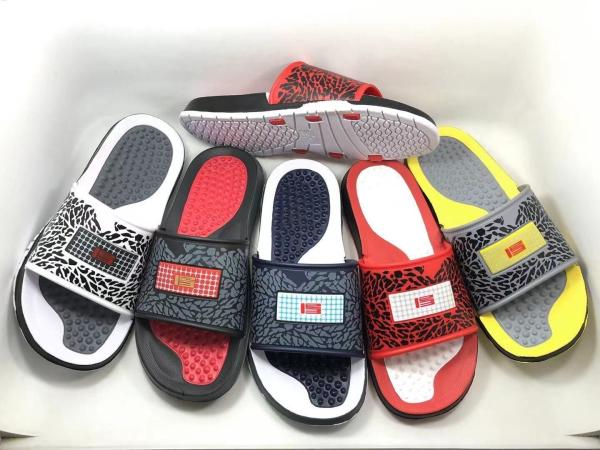 Slides Sandals, Massage Shower Bathroom Slipper, Non-Slip Quick Drying Open Toe